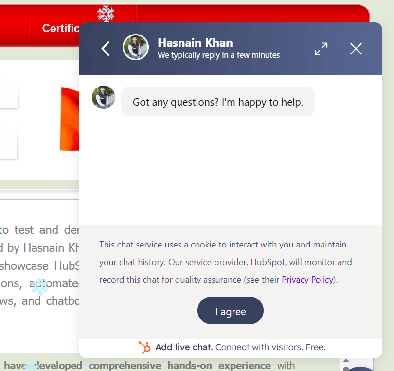 mrhasnain.com live chat